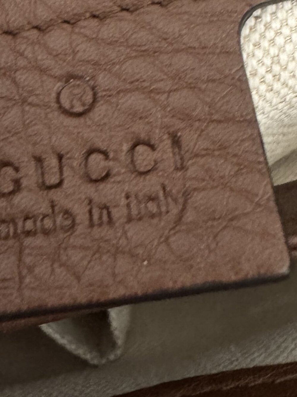 Gucci GG Marmont Brown Leather Shoulder Bag | Medium | Gold Hardware - Picture 12 of 16